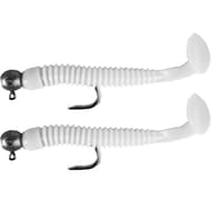 Kit 2 shads montés blanc 9cm 8g