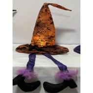 Chapeau sorcière avec led