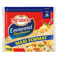 Président emmental rapé fondant 750g maxi format