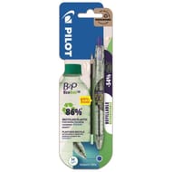 Pilot Stylo bille b2p ecoball bleu + 1 recharge