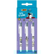 Bic 4 couleur axams stylo-bille x3