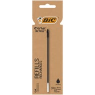 Bic cristal renew recharges pour stylo-bille noir x3