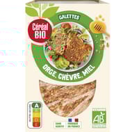 Céréal bio galettes de céréales orge chèvre miel 2x100g
