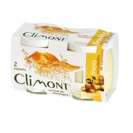 Climont yaourt fruits mirabelle de Lorraine au lait entier de montagne 2x125g