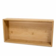 Rangement tiroir bambou 15x30.5x6.2cm