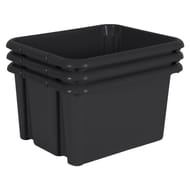 Eda promobox gris anthracite 30 l lot de 3