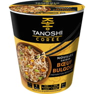Tanoshi cup nouilles bulgogi 65g
