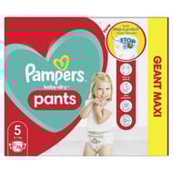 Pampers baby dry pants couches culottes géant maxi T5 x76