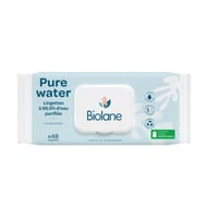 Biolane lingettes pure water x48
