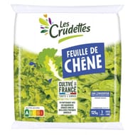 Les Crudettes salade feuille de chêne engagée sachet 125g