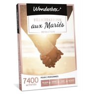 Wonderbox félicitations aux mariés sensation
