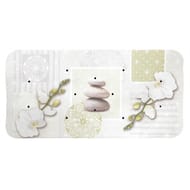 Tapis de baignoire imprimé vinyle 35x73cm decors asssortis