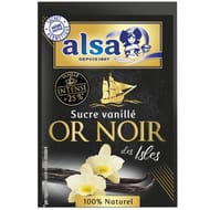 Sucre vanille or noir des isles alsa 5 sachets 40 g