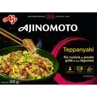 Ajinomoto teppanyaki riz cuisiné au poulet et aux légumes 300g