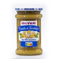 Beyer fruits à tartiner 96% de mirabelles 250g