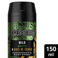 Axe Wild déodorant spray homme bois de cèdre & mojito 150ml