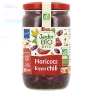 Jardin bio étic haricots rouges façon chili bio 670g