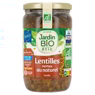 Jardin bio étic lentilles vertes au naturel bio 600g