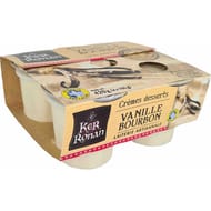 KER RONAN Creme dessert  vanille bourbon 4x105g