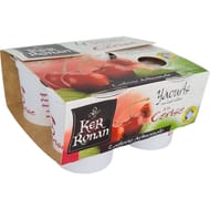 KER RONAN Yaourts brassés cerise 4x125g