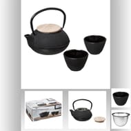 Coffret service à thé fonte terre 80 cl
