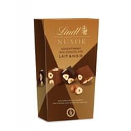 Lindt cornet nuxor bouchées au chocolat noir lait et noisettes 165g