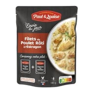 Paul et louise filets de poulet rôti à l'estragon 180g