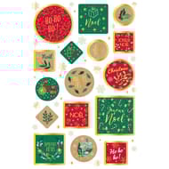 32 stickers de Noël (modèle 3)