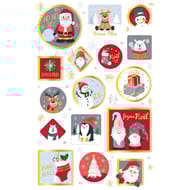 32 stickers de Noël (modèle 4)