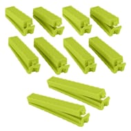 10 pinces pour sachets plastique 4x6-4x8-2x11cm