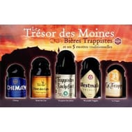 Le trésor des moines coffret bières trappistes 5x33 cl 11.2% Vol.