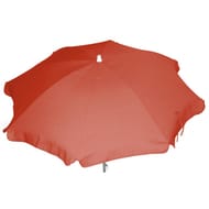 Parasol diam 200 cm mat alu inclinable terracotta