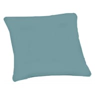 Coussin déco déhoussable 40x40x10 cm vert amazone
