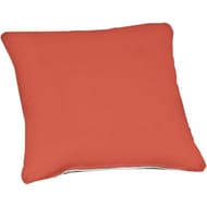 Coussin déco déhoussable 40x40x10cm terracotta