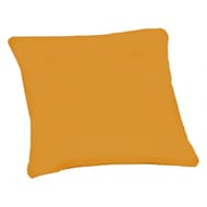 Coussin déco déhoussable 40x40x10cm moutarde