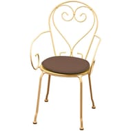 Galette ronde diam 38cm taupe