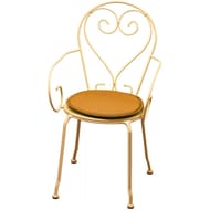 Galette ronde diam 38cm moutarde
