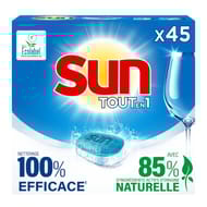 Sun tablettes lave-vaisselle tout en 1 regular ecolabel x45 -0.788kg