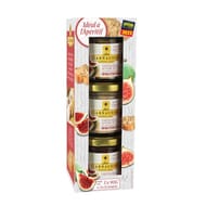 Jean larnaudie lot de 3 tartinable au foie de canard 35% foie gras de canard figues b 270g