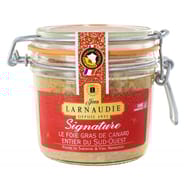 Jean larnaudie foie gras de canard entier igp sud ouest signature bocal 270g