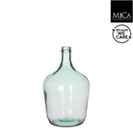 Vase bouteille diego transparent h30xd18cm