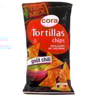 Cora tortillas chips goût chili 200g