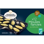 Française de gastronomie 12 moules farcies riesling asc-C-01670
