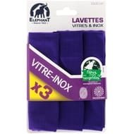 Lot 3 lavettes vitres 32x32