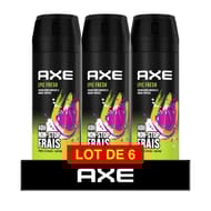 Axe déodorant body spray homme epic fresh 48h non stop frais 6x200ml