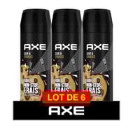 Axe deodorant bodyspray homme wild 48h non stop frais 6x200ml