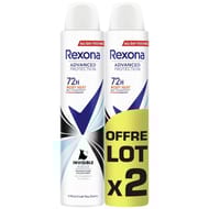 Rexona deodorant aerosol invisible aqua 2x200ml