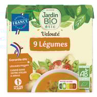 Jardin bio étic velouté 9 légumes bio 2x33cl