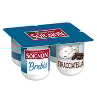 Soignon yaourt au lait de brebis stracciatella 4x110g
