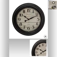 Horloge moulure elyssa  d29cm